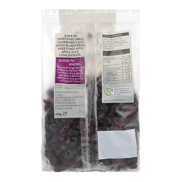 Holland & Barrett Cranberry & Blueberry Mix 420g